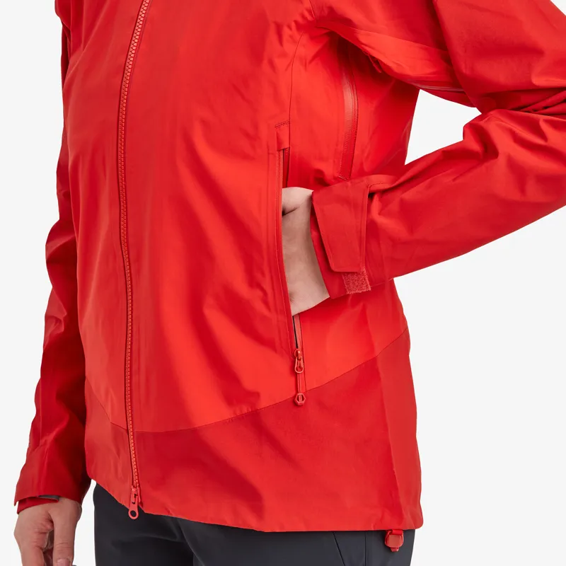 Montane Womens Phase XPD Jacket Adrenaline Red-12